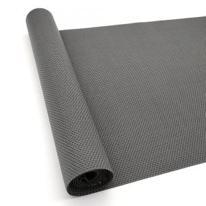 Cheap Weave Dark Gray Vinyl Woven Polyester Mesh B1 Fire Resistant for sale