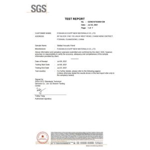 Foshan Ecoupp New Materials CO., LTD Certifications