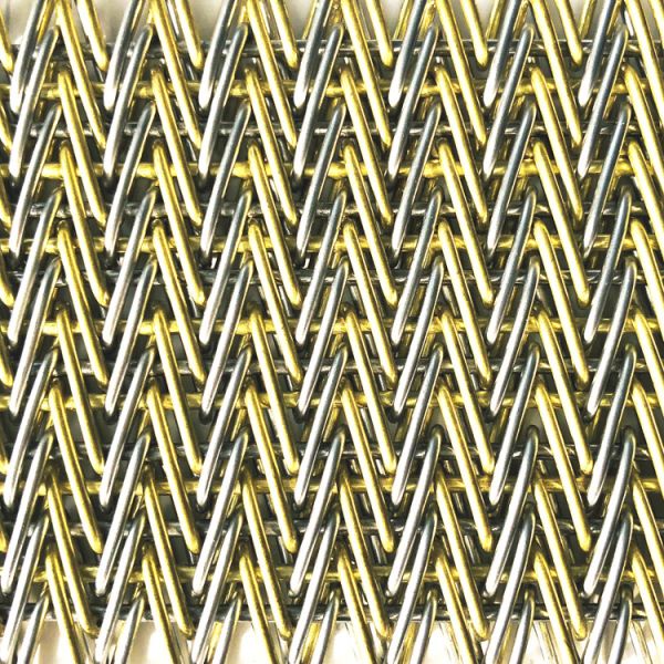 36m Electroplated Spiral Wire Mesh 8.9kgs/m2 With Core Components