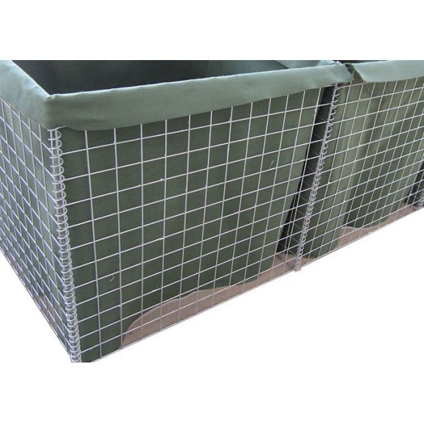 HBGB 350g/Sqm Heavy Geotextile Welded Gabion Mesh Noise Barrier Wall