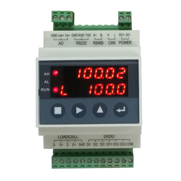 Guide Rail Digital Weight Indicator / Force Measuring LEd Control Module