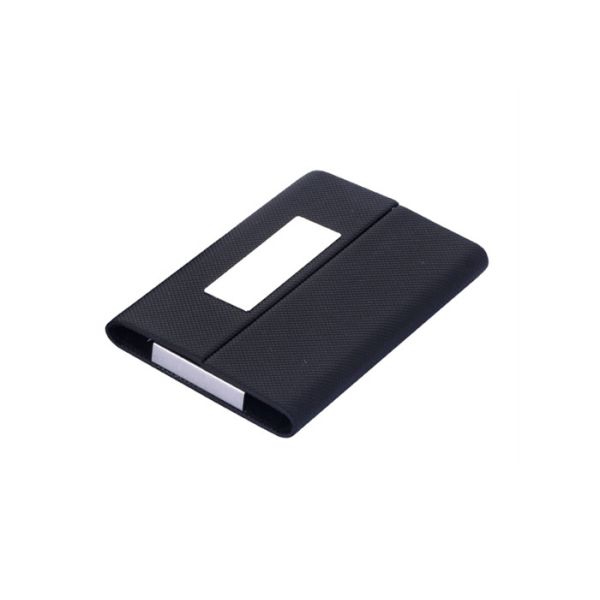 Magnetic PU Leather Name Card Holder Digital Printing Magnetic Card Case