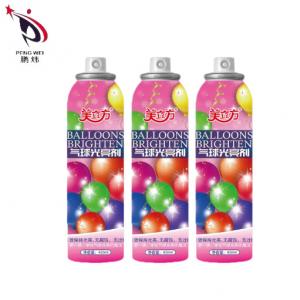 Cheap Non Corrosive Balloon Shine Spray Transparent Color Anti Oxidation for sale