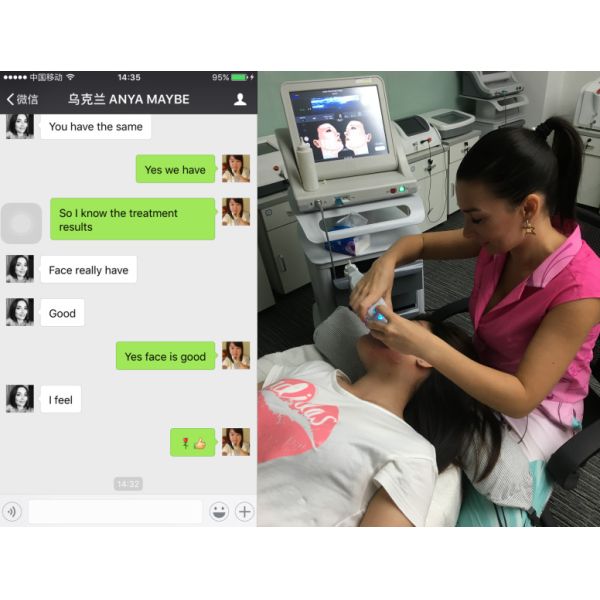 Good feedback and customers satisfy HIFU face lifting / wrinkle removal Beijing leadbeauty company beauty machine
