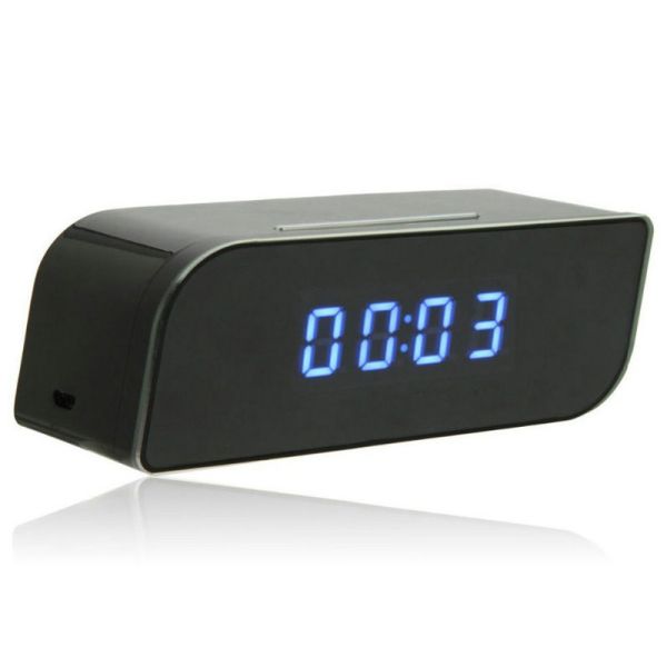 T8S 720P Alarm Clock WIFI P2P IP Spy Hidden Camera Home Security CCTV Surveillance DVR with Android/iOS App Control