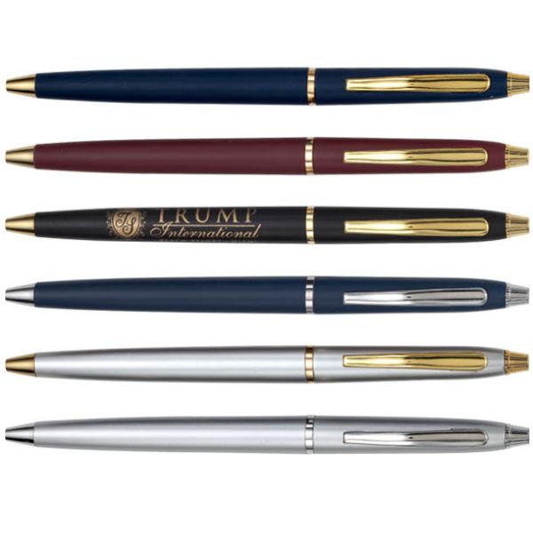 twist style trump hotel pen, hotel pen for trump international hotel