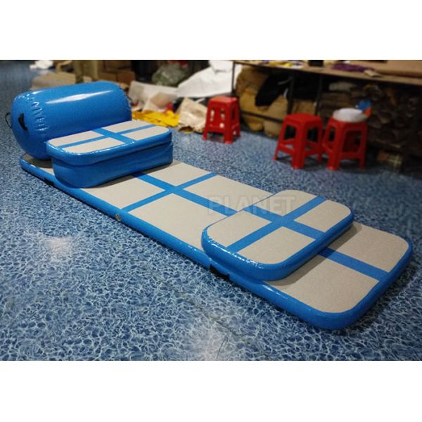 Portable Inflatable Air Track , Customized Air Tumble Track For Home