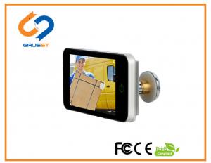Cheap HD LCD Screen Lookout Smart Door Viewer / Wide Angle Digital Door Viewer Wifi for sale