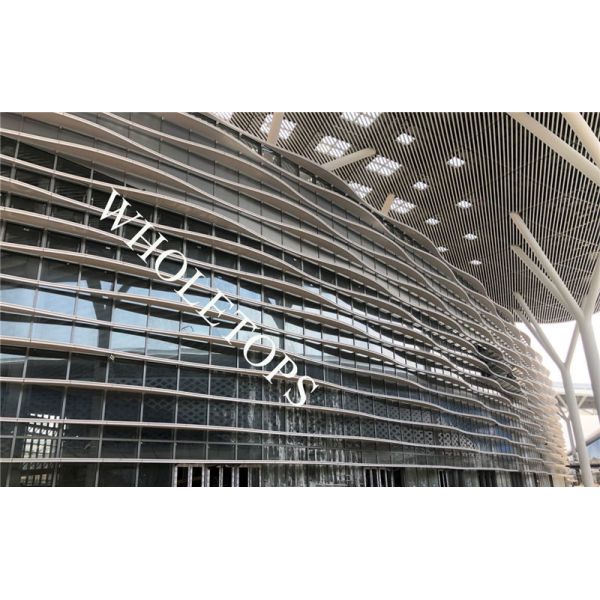 Exhibition Center 2.0MM 2.5MM Curved Aluminum Panels Sheet 5005 Alloy