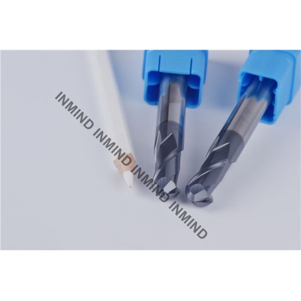 SK30 Solid Carbide Ball Nose End Mill / Ball Nose Cutters Long Shank Type
