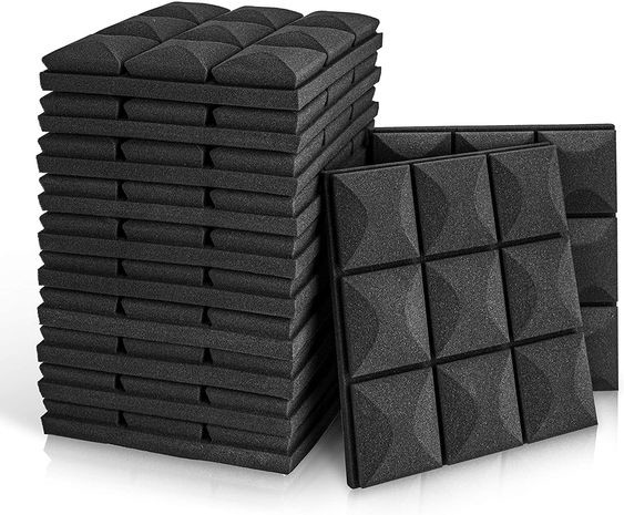 Lightweight Soundproof Foam Panels , Multipurpose Studio Foam Wall