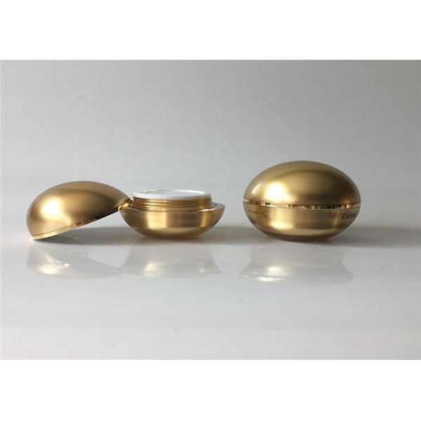 Luxury Colorful Face Cream Containers Face Mask Jar 10ml 15ml 30ml Gold Ball Shape