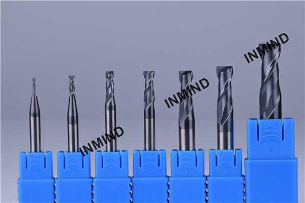 Carbide end mill , Upto HRC50 AlTiN Coating , 6mm Square End Mill , 2 Flute