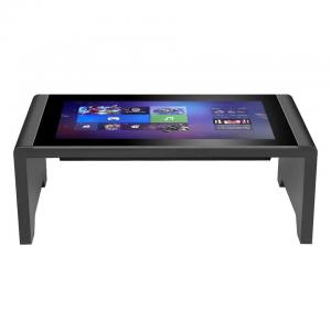 Cheap 43 Inch Digital Capacitive Touch Screen Game Table With Stainless Steel Glass for sale