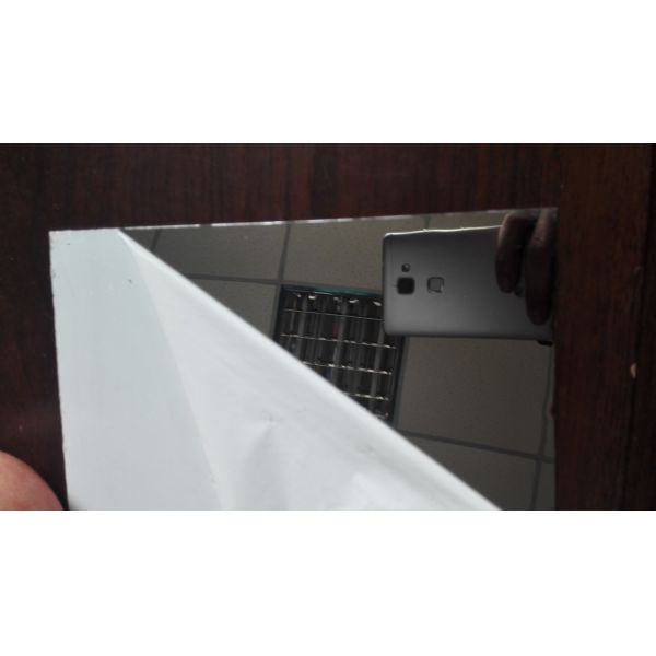 201 Mirror Stainless Steel Sheet Black Mirror Inox Sheet Slit Edge For Wall / Corner Guards