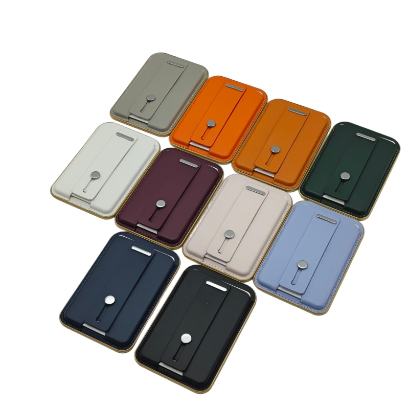 Travel Slim Magsafe Card Wallet Compact With Kickstand Function