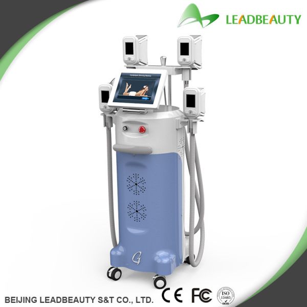 Vertical strong cooling system cryolipolysis slimming machine