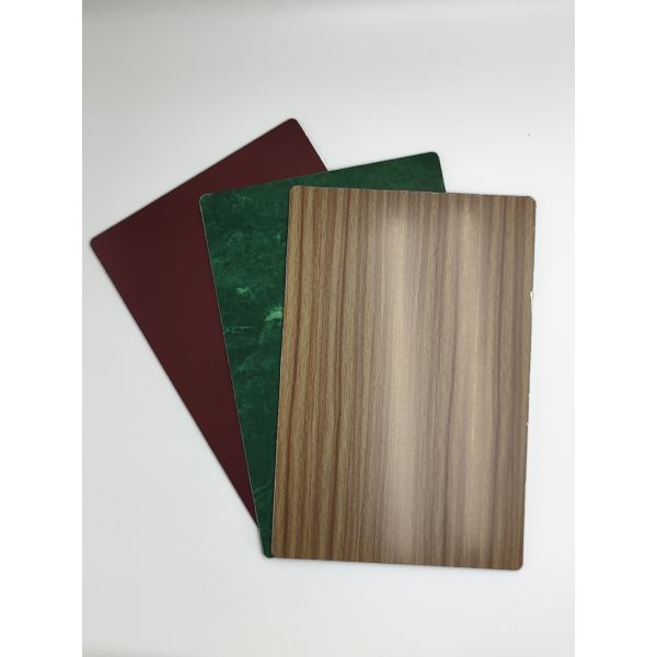 PVDF Coating Silver Metallic ACP Sheet 2440mm Length  Solid Color