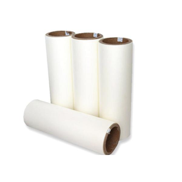 22 Mic Polyester Laminating Plastic Film 3000m Gloss Thermal BOPP Film For Paper