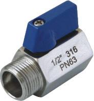 Cheap Mini ball valve, polishing mini valve M/F  1/4-1 for sale