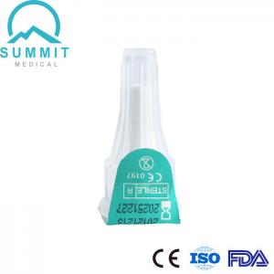 China Ultra Thin Painless Insulin Pen Needles 32G 8mm With Siliconized Tri-beveled Needle on sale