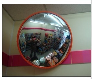 Supermarket Used 60cm Polycarbonate Outdoor Convex Mirror /Underground Garage / Parking Lots Corner Reflective Concave M