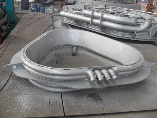 Argon Oxygen Water Wall Panels SS 304 Body High Capacity With Water Cooling System
