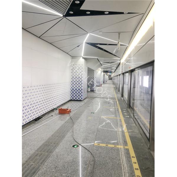 6.0mm Bending Aluminium Color Coated Sheet Width 1220mm Used In Subway