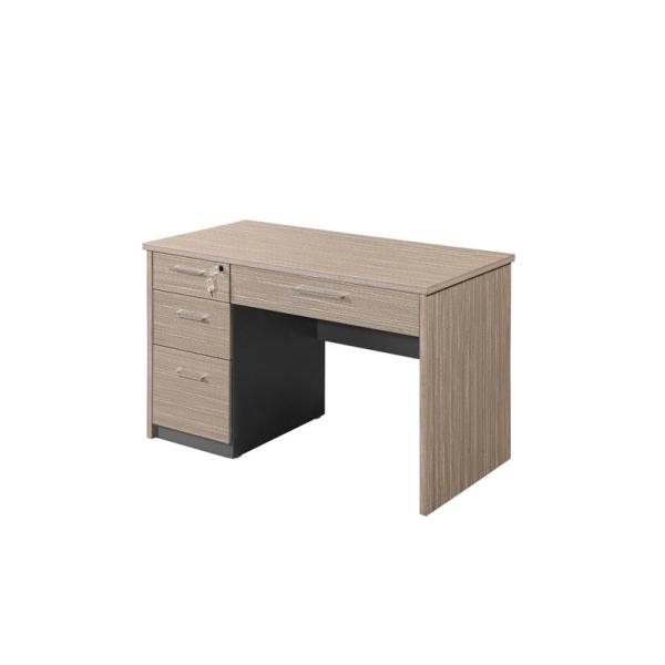 ISO9001 Compliant Computer Desk With Drawers , Compact Computer Desk Smooth Edge