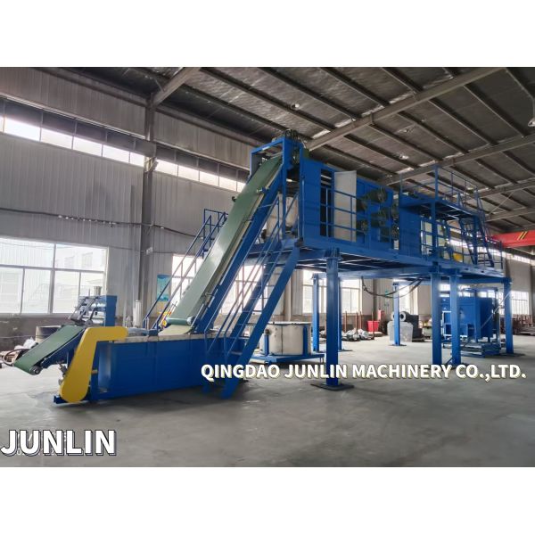 Overhead Type Rubber Batch Off Cooling Unit With Water Cooling Machinery