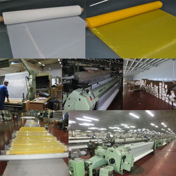Long Service Life Polyester Screen Printing Mesh With 100Micron For Ceramics