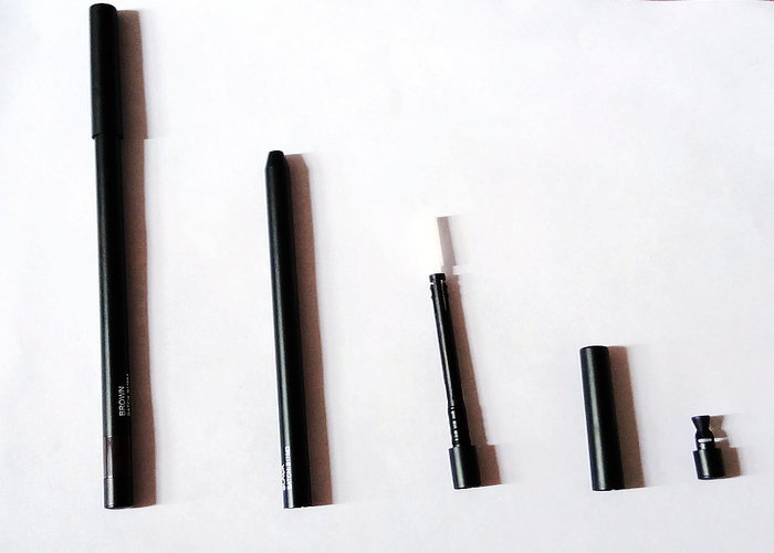 Cuttable Waterproof Black Eyeliner Pen Injection Handing 7.5mm Diameter