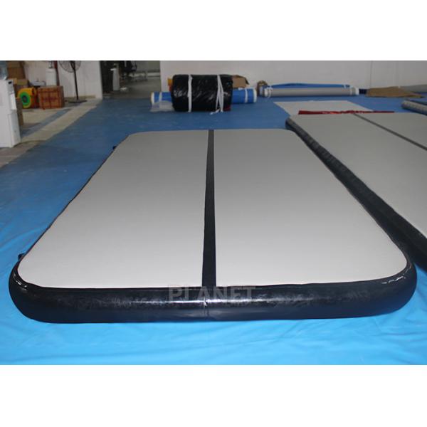 Custom Inflatable Air Track Double Wall Fabric Material Black Sides