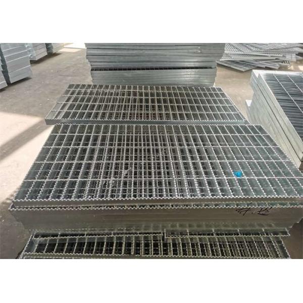 48 Inch Anti Skid Stair Treads Steel Grating Walkway Mill Finished
