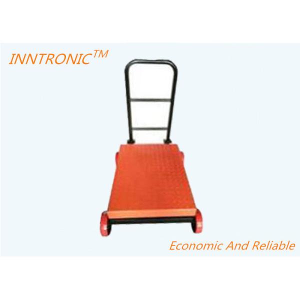 Platform scale MABD 60x80cm IP65 Powder Coated Industry Mild Steel Portable Weight Scale with wheel 500 Kg AC 220V / 50Hz