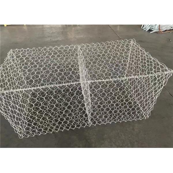 100x80mm Galvanized Hexagonal Chicken Wire Mesh Metal Wire Mesh Gabion 2x1x1m