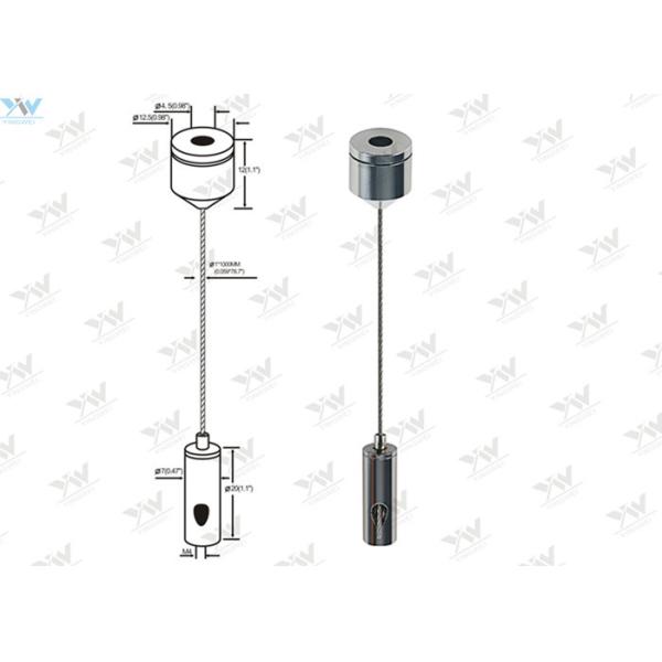 Easy Adjust Aquarium Light Hanging Kit / Steel Wire Suspension Kit Custom Color