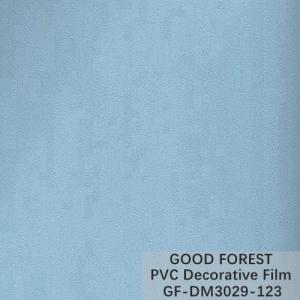 China Wallboard PVC Decorative Film Leather Grain Good Flowability on sale