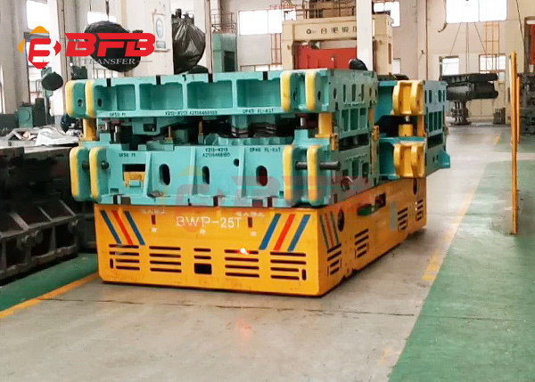 Large Capacity Die Transfer Cart , Towed Battery Operated Cart For Industrial Field