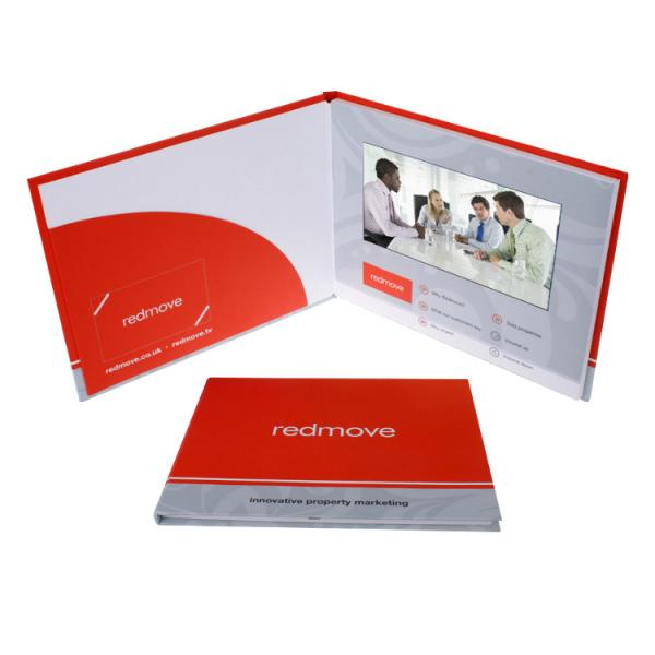 Promotional Wedding Invitation Video Card USB Port Video Player Greeting Card