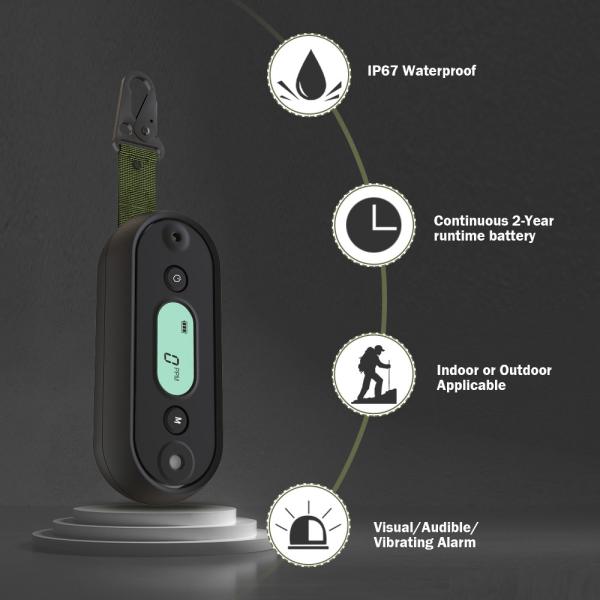 Waterproof Portable Carbon Monoxide Detector Co Alarm For Marine Boat