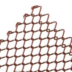 Incombustible Robust Woven Wire Curtain , Coil Mesh Drapery Free Sample
