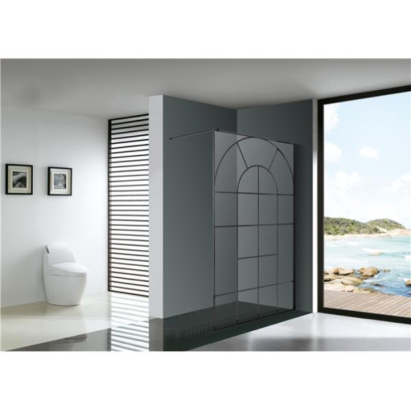 Explosion Proof Texture Shower Glass For Bathtub Free Standing