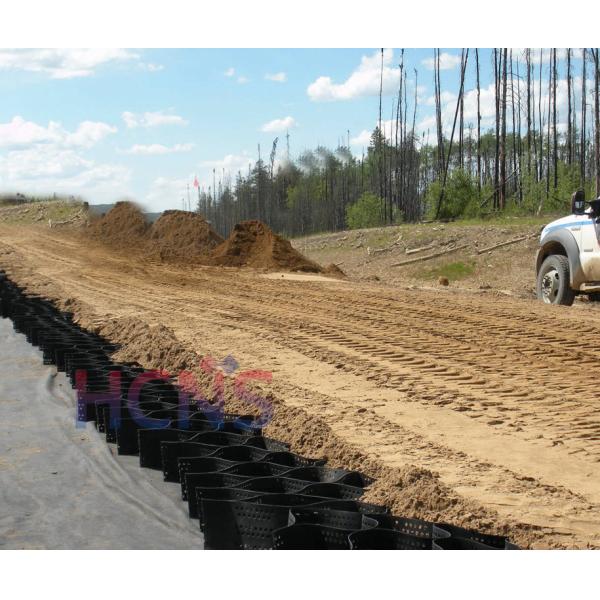 OEM HDPE Geocell Ground Grid Honeycomb Stabilizer For Pea Gravel