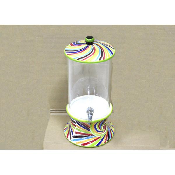 Colorful Design Ceramic Houseware Yellow Porcelain Ceramic Drink Dispenser