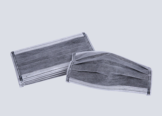 4 Layer Disposable Carbon Filter Face Mask With Ear Loop For Health Care