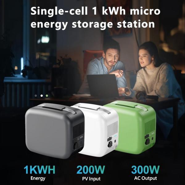 1000Wh Portable Solar Energy Power Station With 300W Inverter LiFePO4 Battery Pack for Distributors Orders