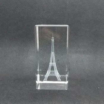 Honor Of Crysal Souvenir Glass Blocks/Cubes 3D Laser Crys...