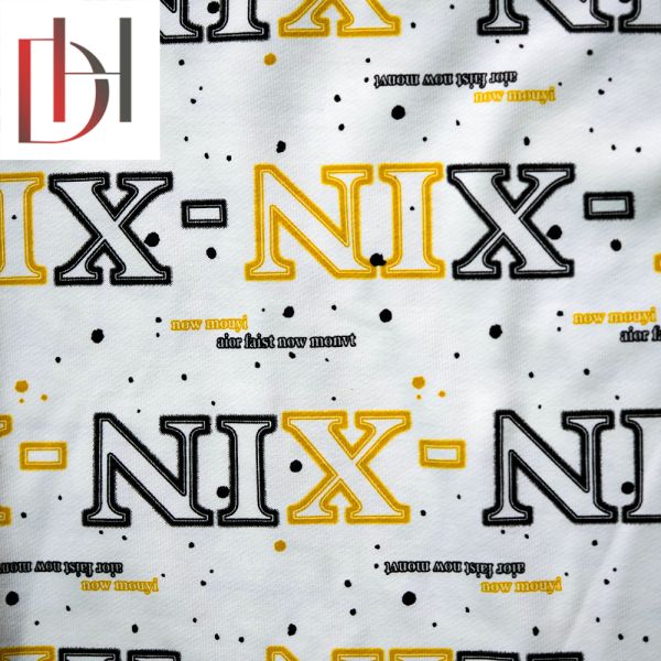 Custom Printed Garment Fabric Breathable 100% Polyester Printed Shirt Fabric
