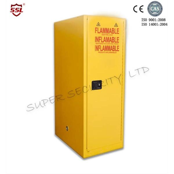 Dualvents  Steel Slimline Chemical Oil Storage Cabinet Painted Lockable With Leak Proof Sump